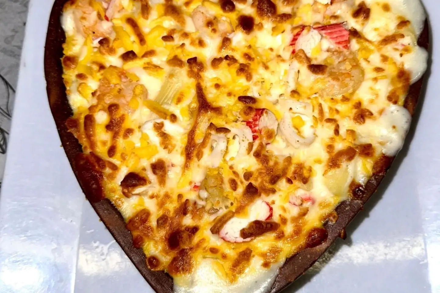 Seafood Casserole With Mozzarella Cheese