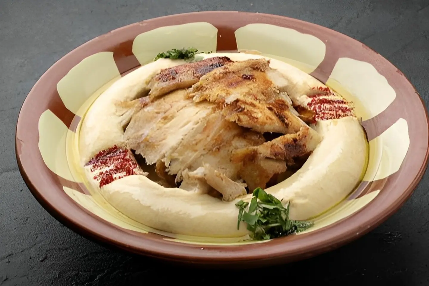 حمص شاورما دجاج