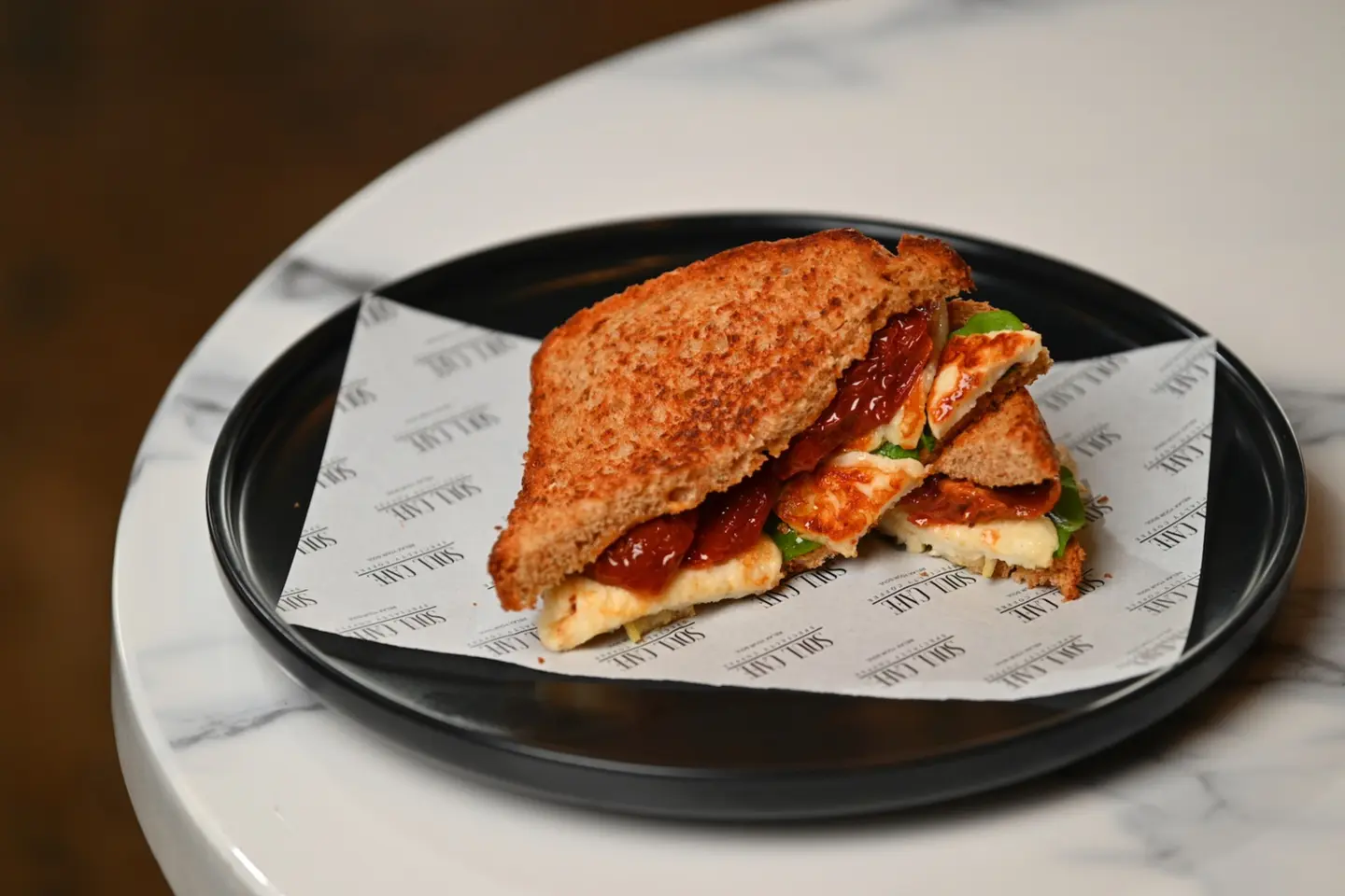 Halloumi Sandwich Brown