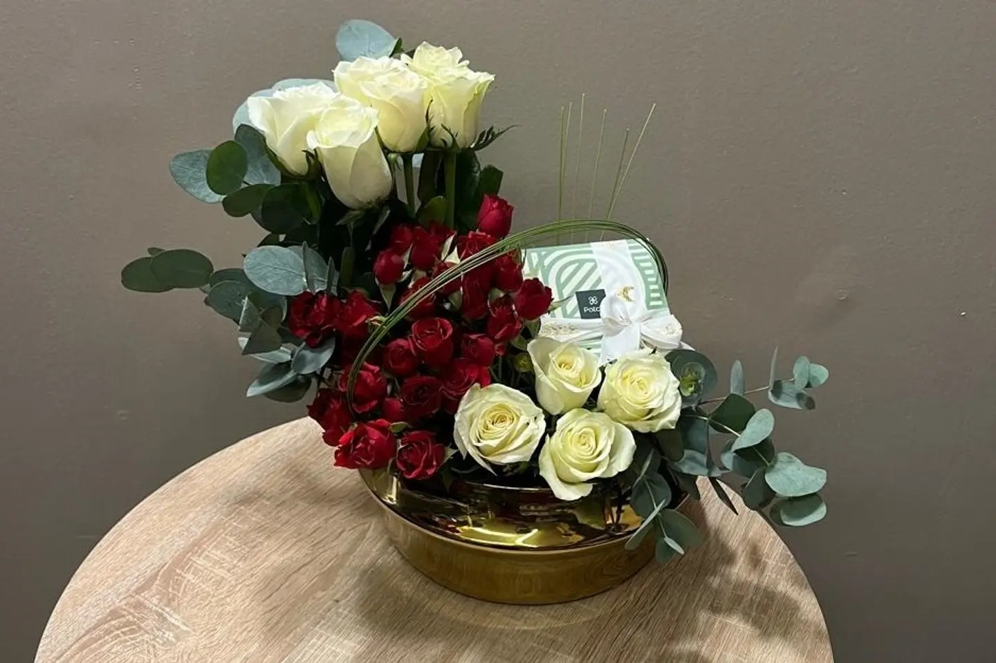 Vase Arranged With Chocolate