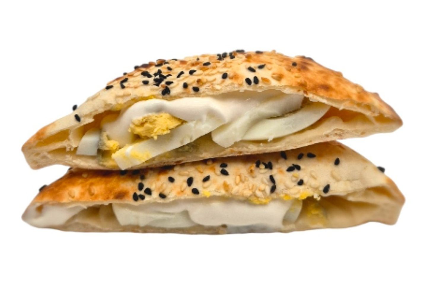 بيض مسلوق بالجبن
