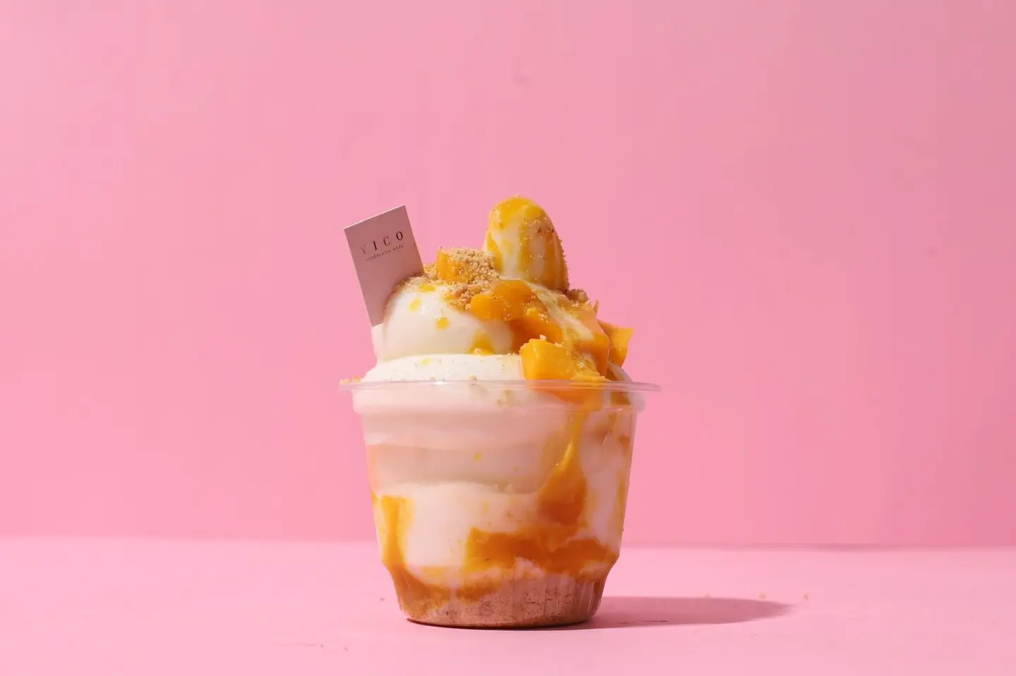 Mango Vanilla Ice Cream