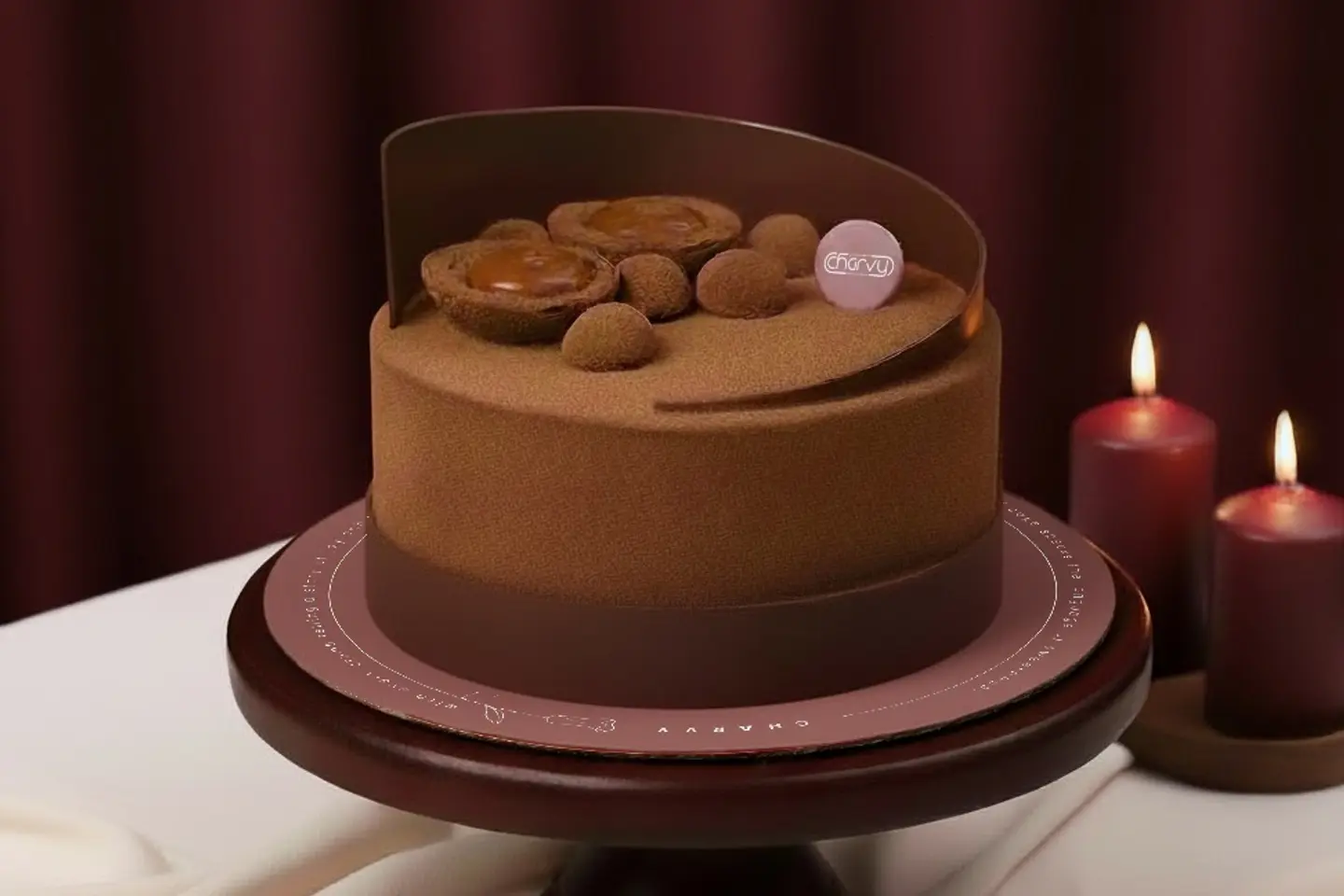 Le Trio De Chocolate Cake