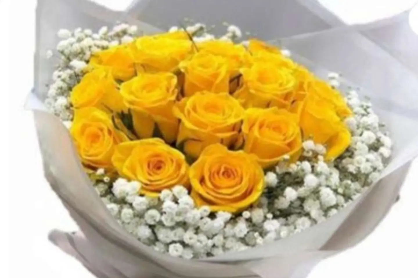 باقة الورد الأصفر