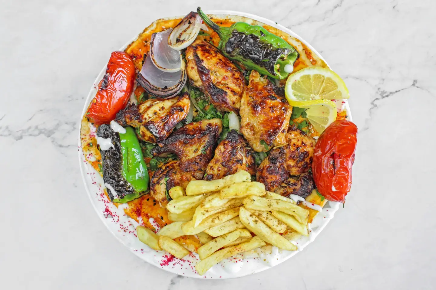 دجاج بالعظم