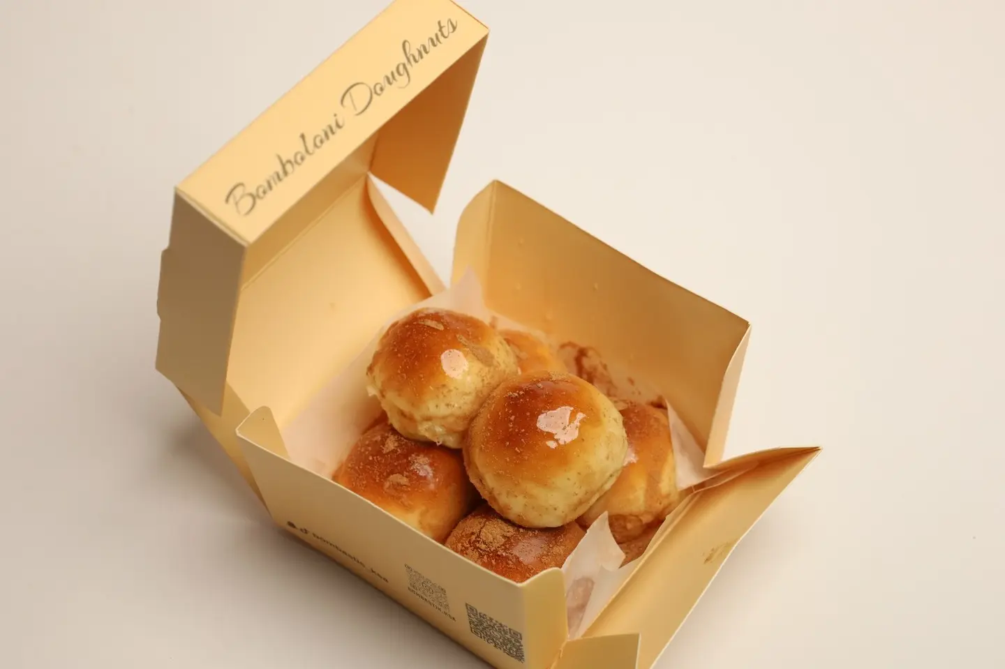 Part Of Cinnamon Roll Balls With Cheese And Caramelized Cheese