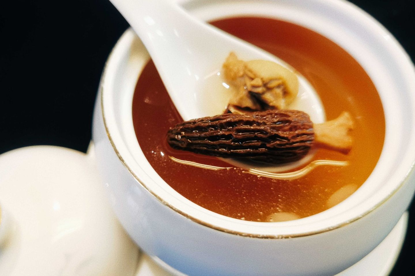 T5 Pigeon Soup With Morel Mushrooms