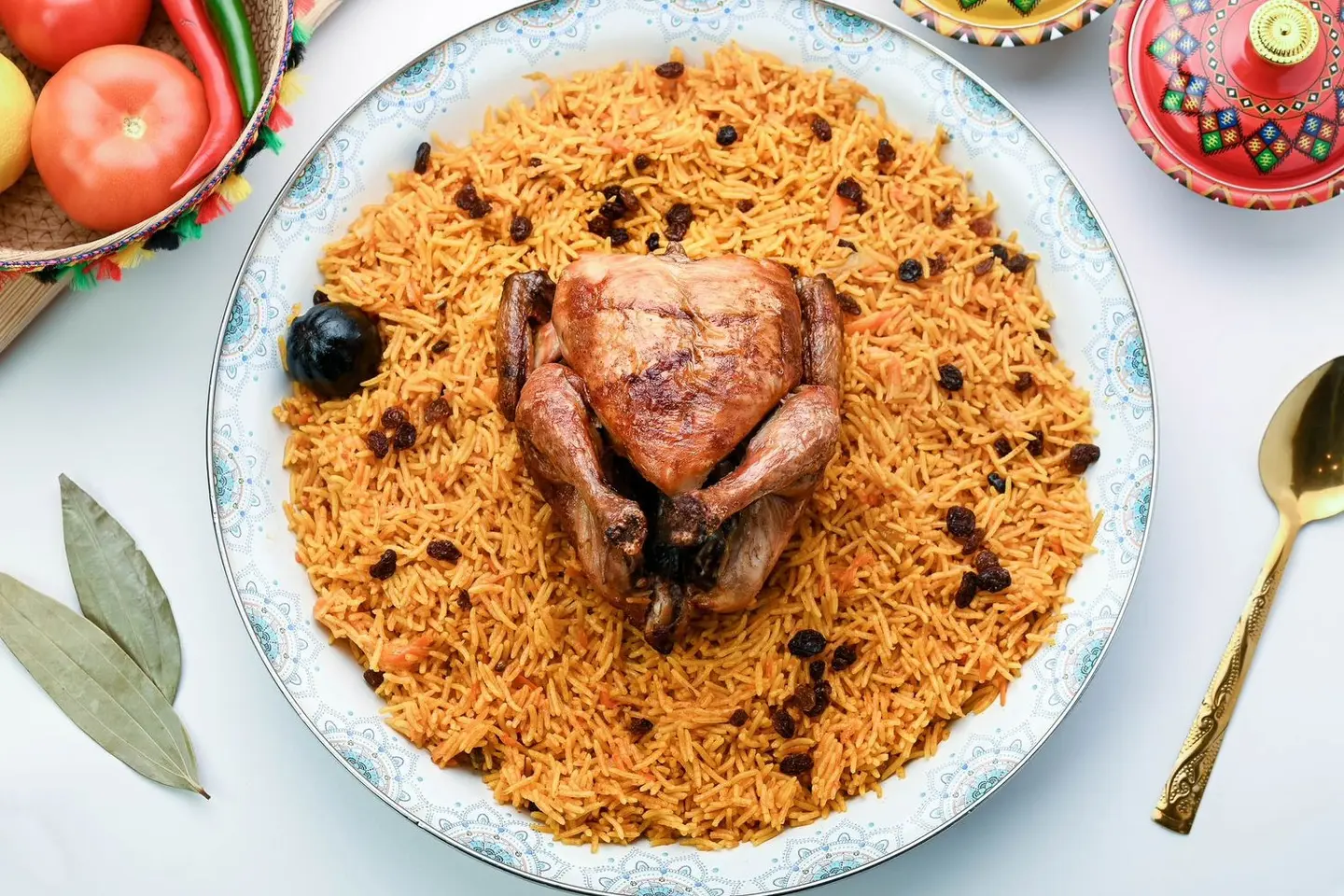 Whole Chicken With Rice