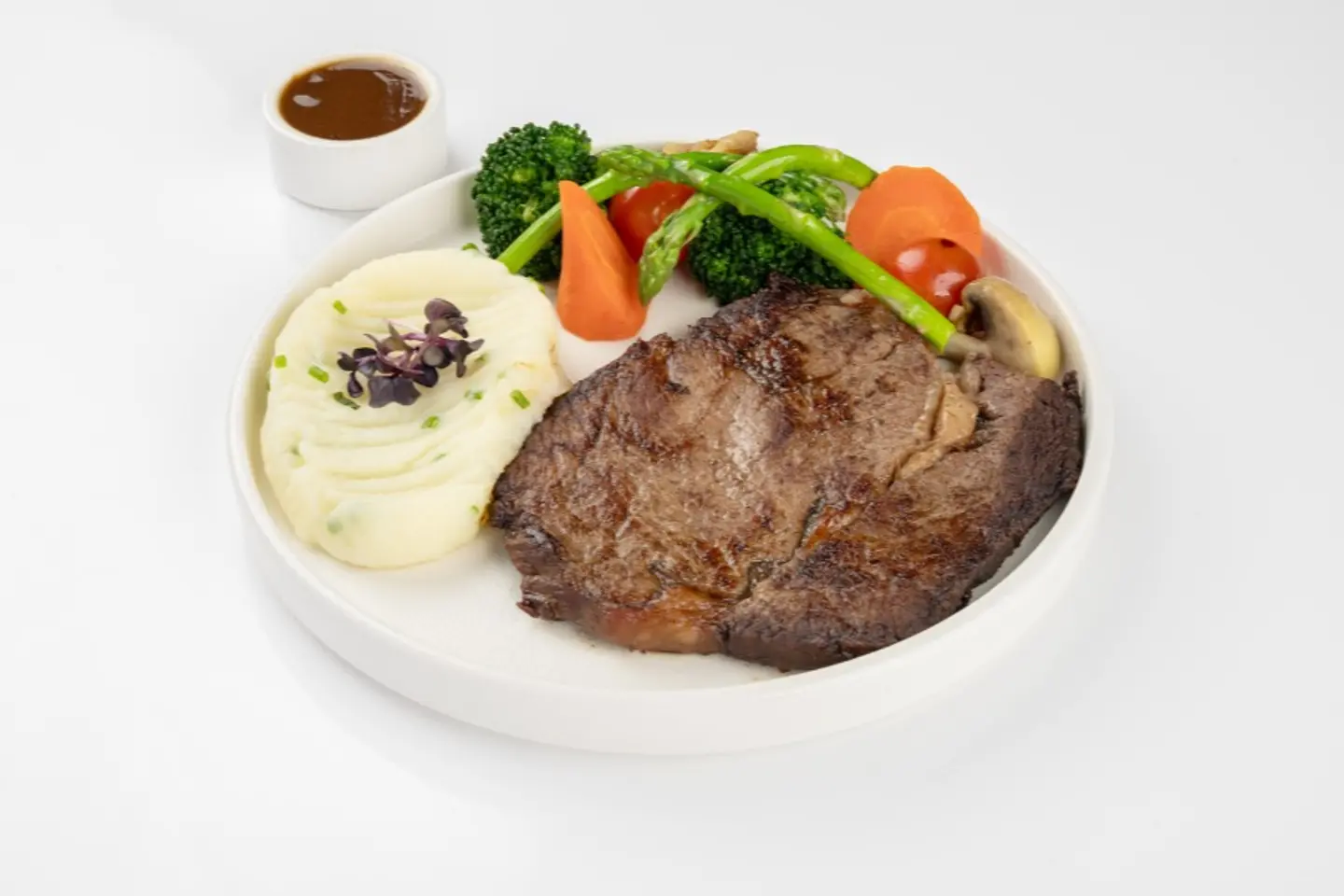 Steak With Bell Pepper - Finger Sweet Potato 150 G