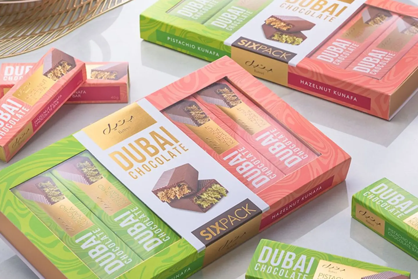 Dubai Chocolate Bars Gift Pack