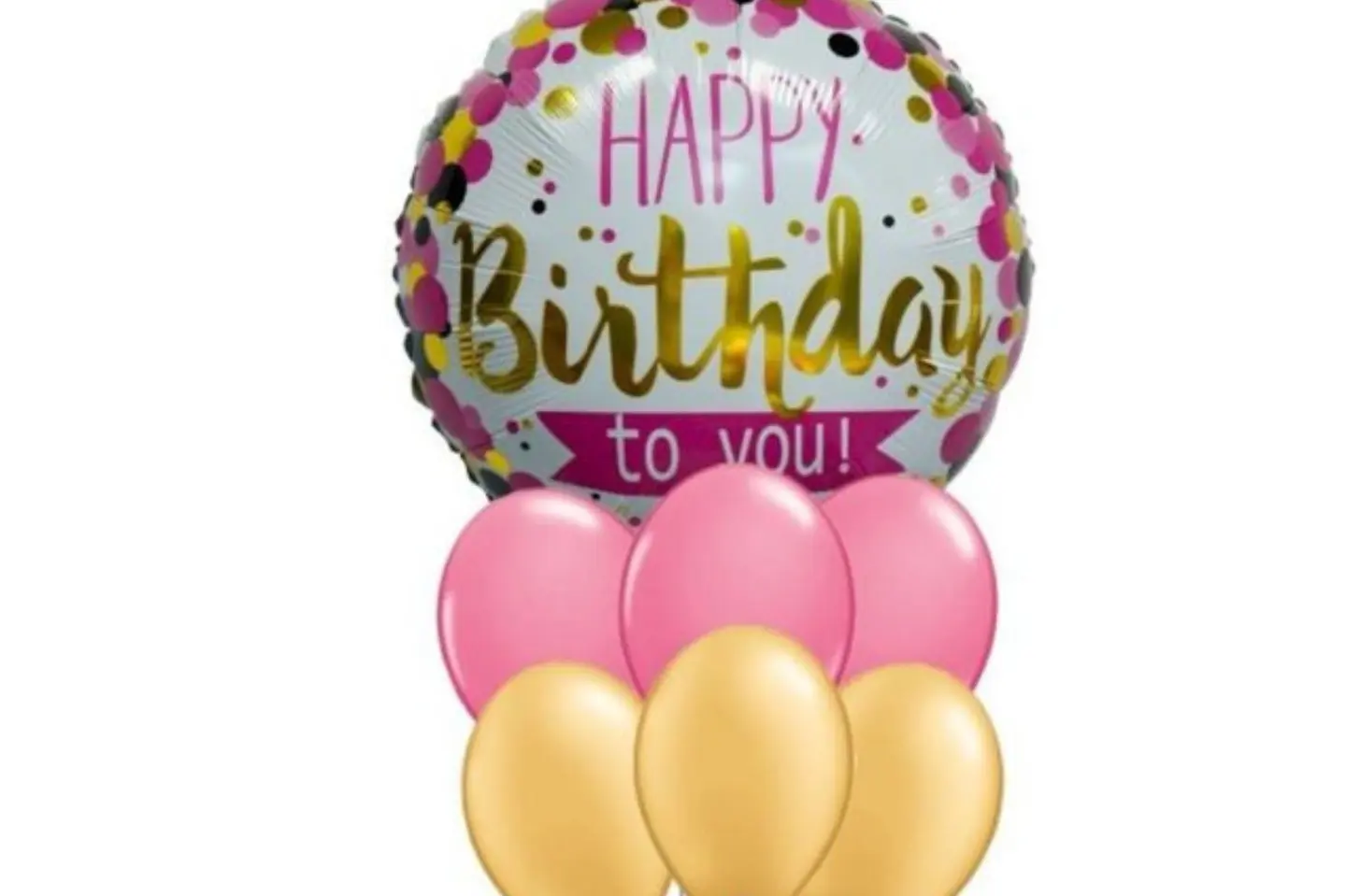 باقة عيد ميلاد سعيد يا فتاة الذهب