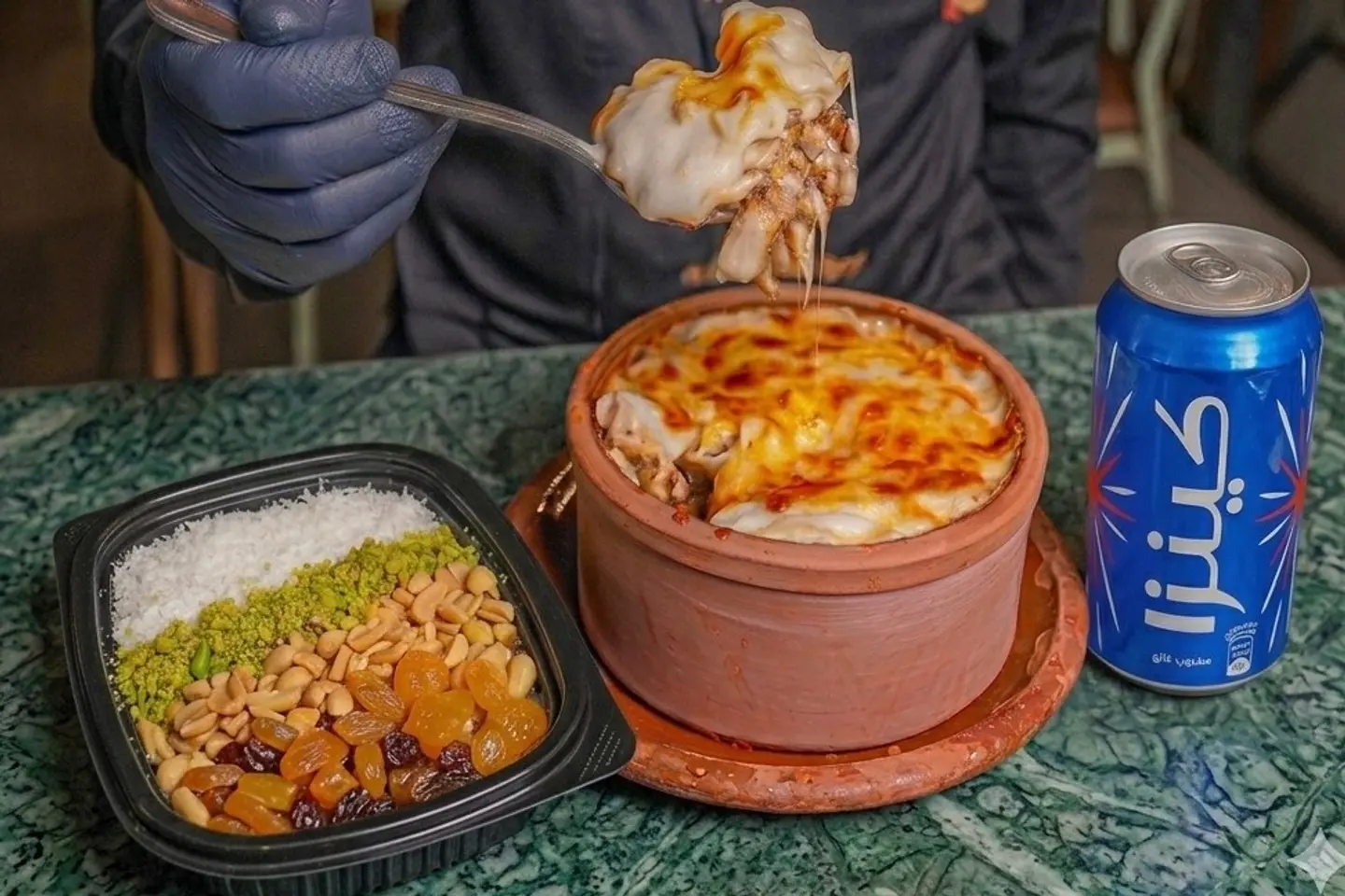 بشاميل كينزا ارز باللبن