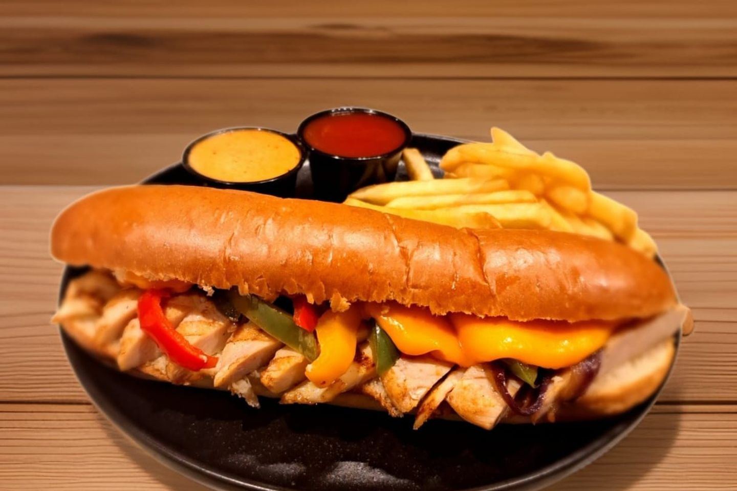 Smoked Fajita Sandwich