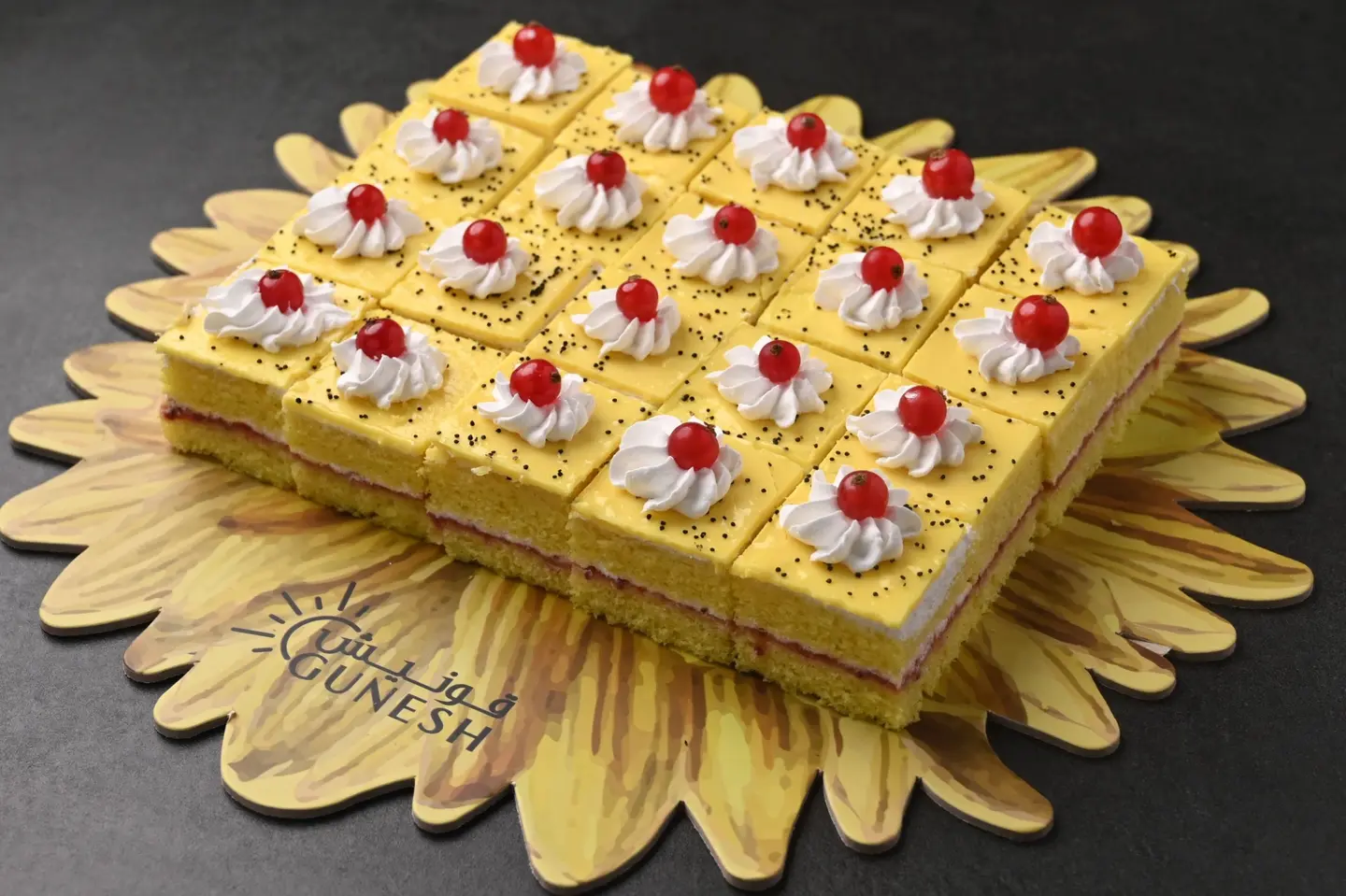 Lemon Cake Flower
