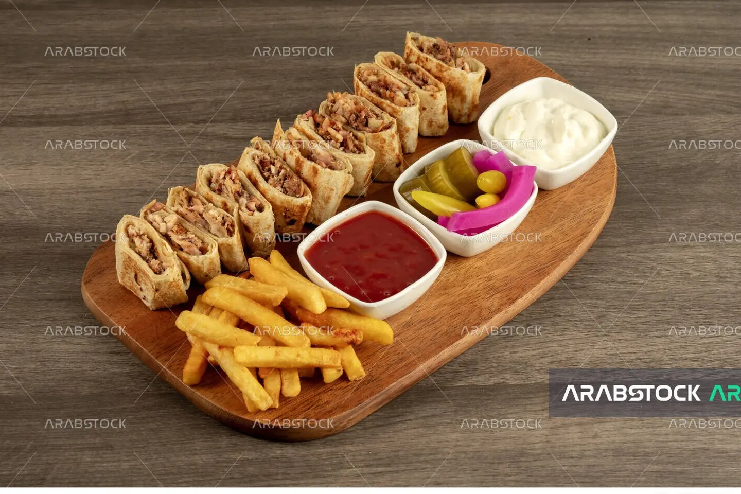 شاورما عربي دبل بر