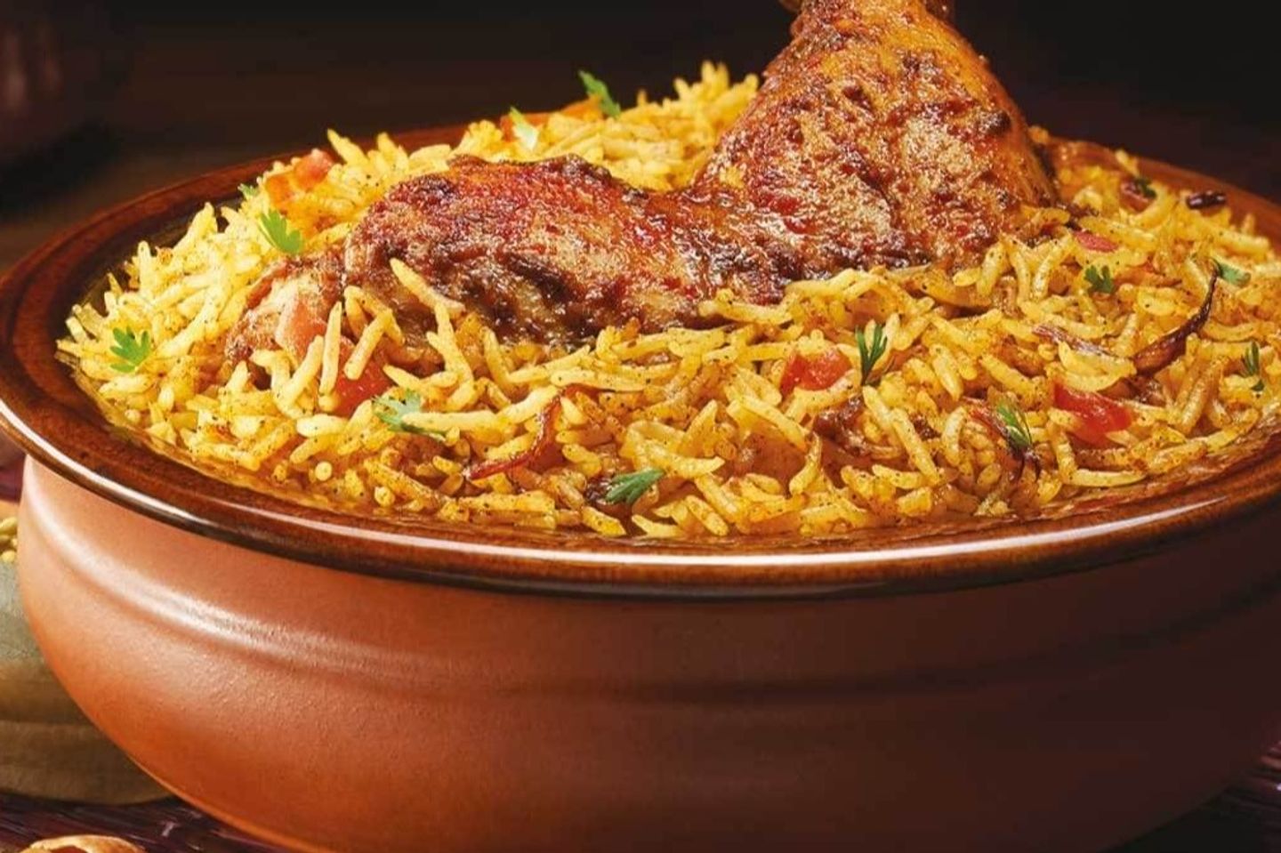 صحن بريانى دجاج