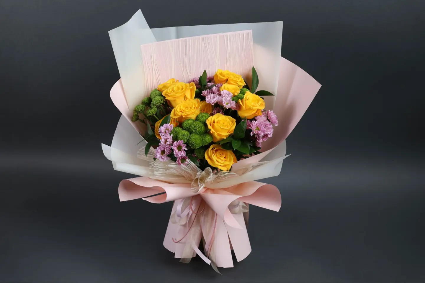 باقة زهور طبيعية