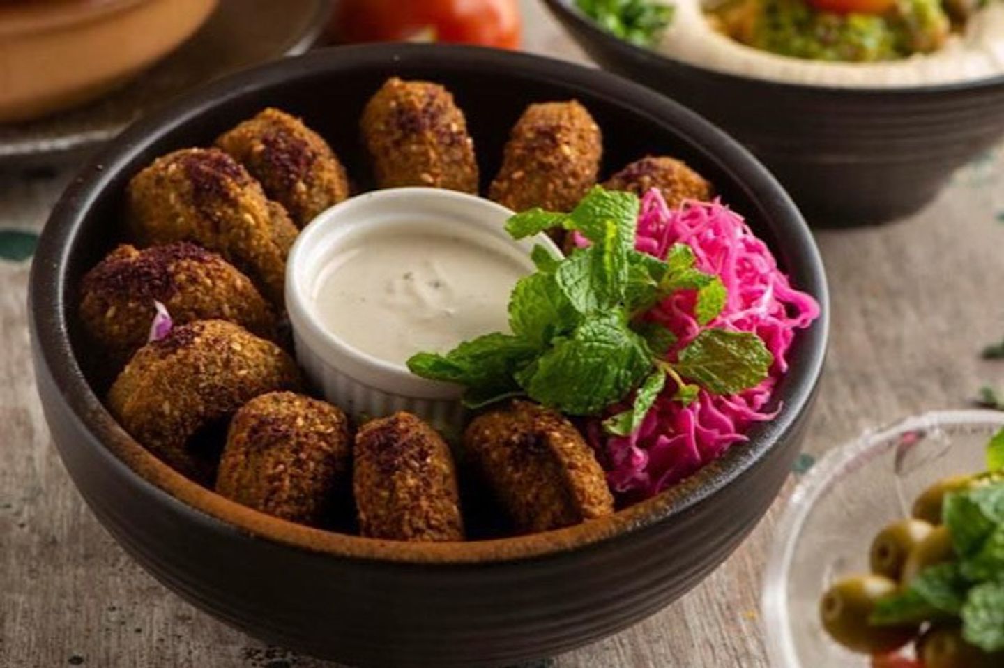 صحن فلافل