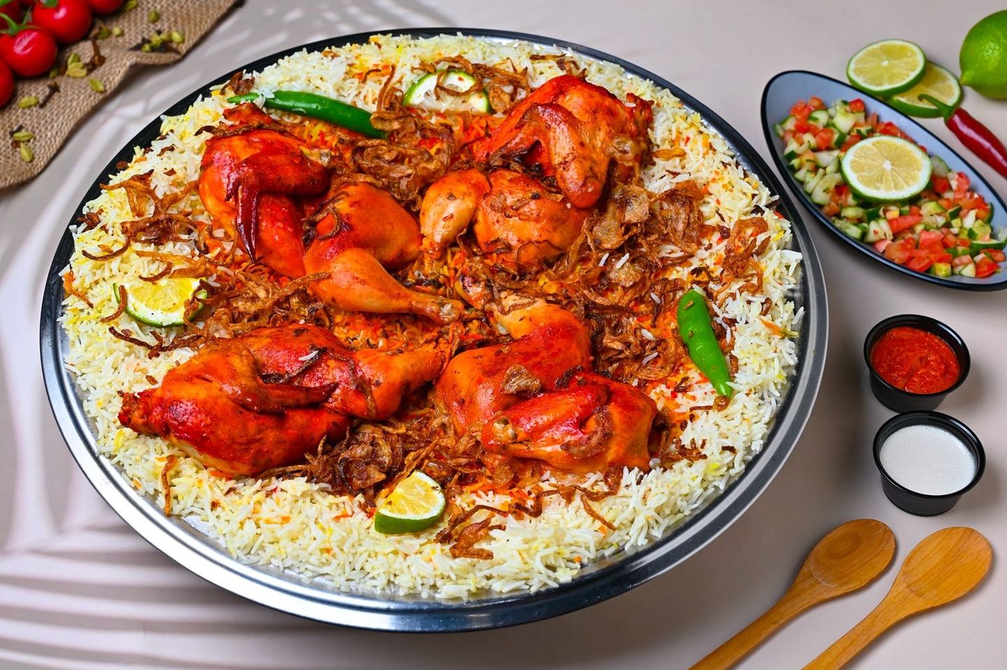 حبتين دجاج مندي
