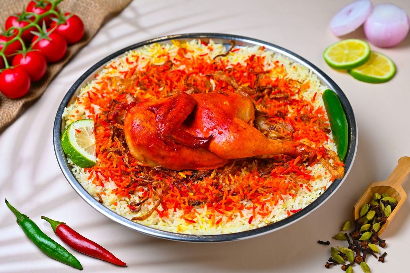 نصف دجاج مندي