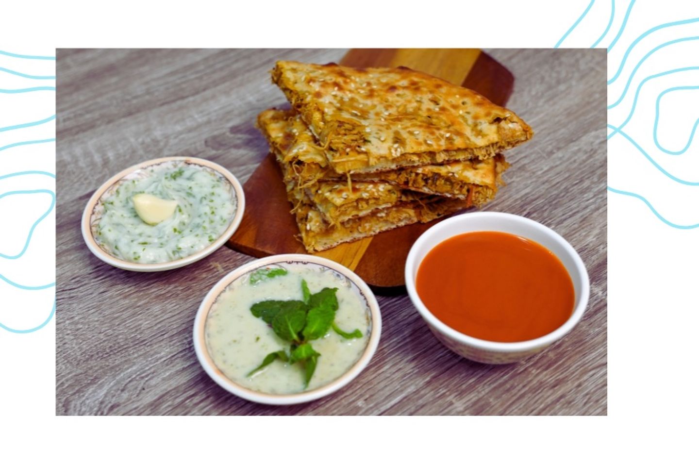 Chicken Karahi Naan