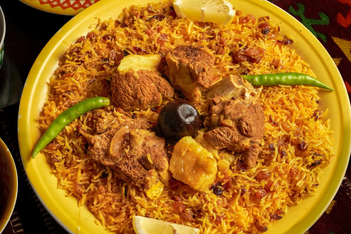 كبسة حايلية لحم حاشي