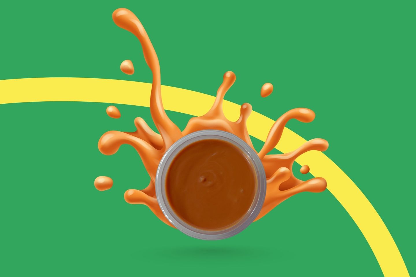 علبة صوص كراميل