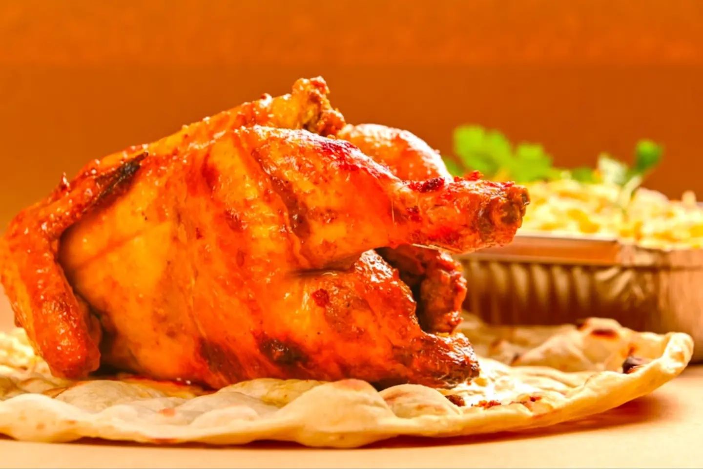 Grilled Masala With Naan Bread