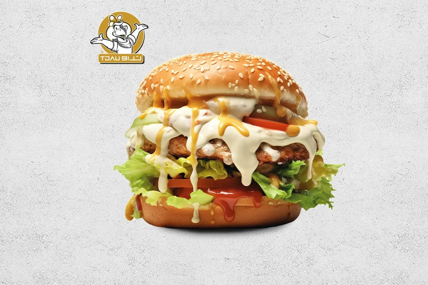Barbecue Fried Burger
