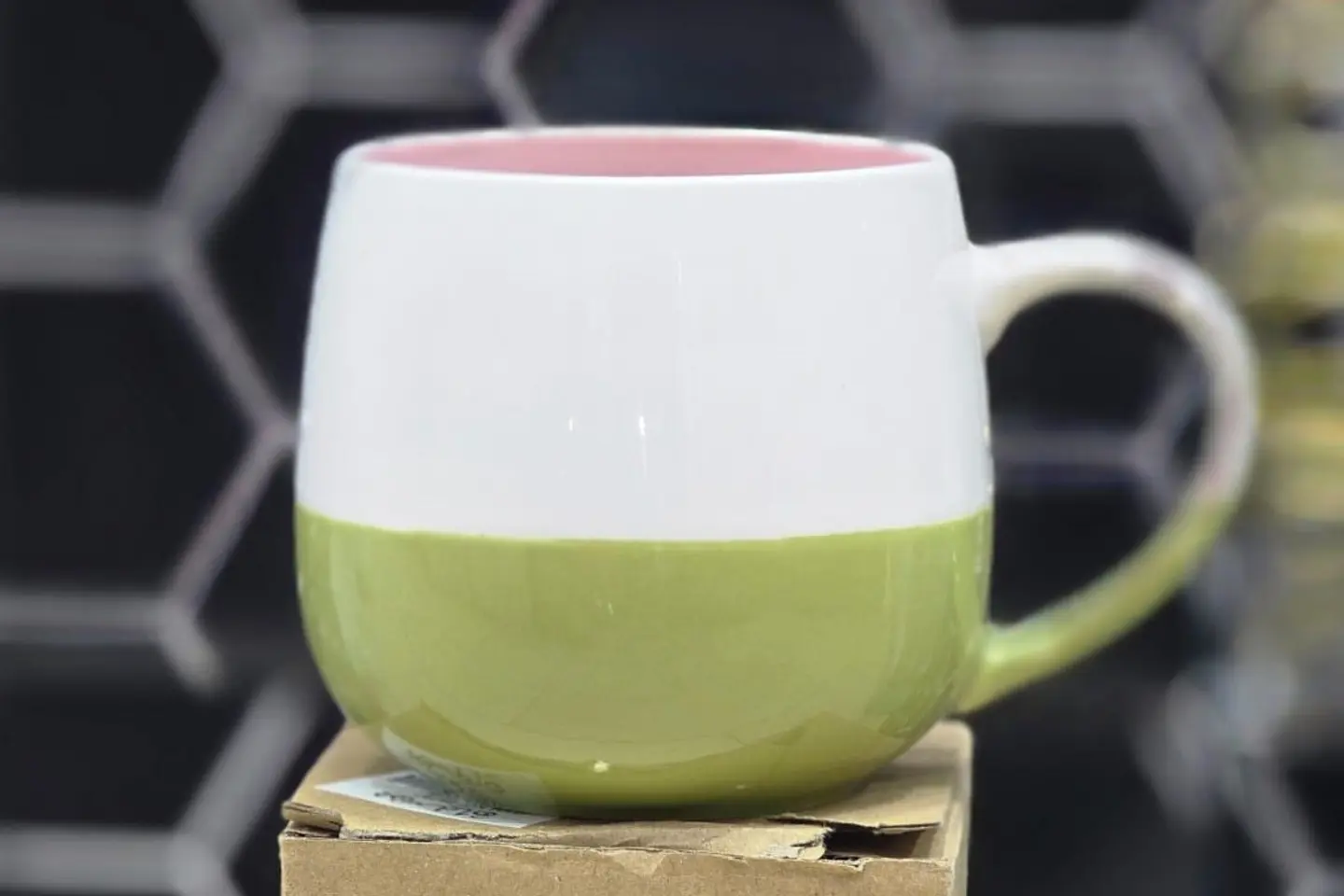 A Cup Of Pottery Rumma Carved With A Customized Name