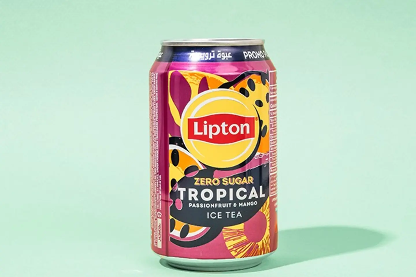 Ice Lipton Tropical Passionfruit And Mango Zero Sugar