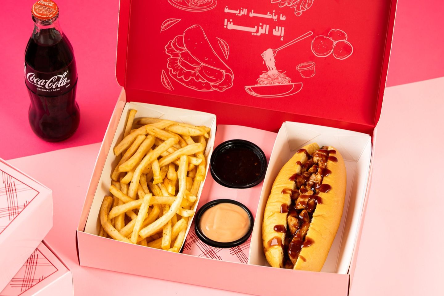 وجبة باربكيو دجاج