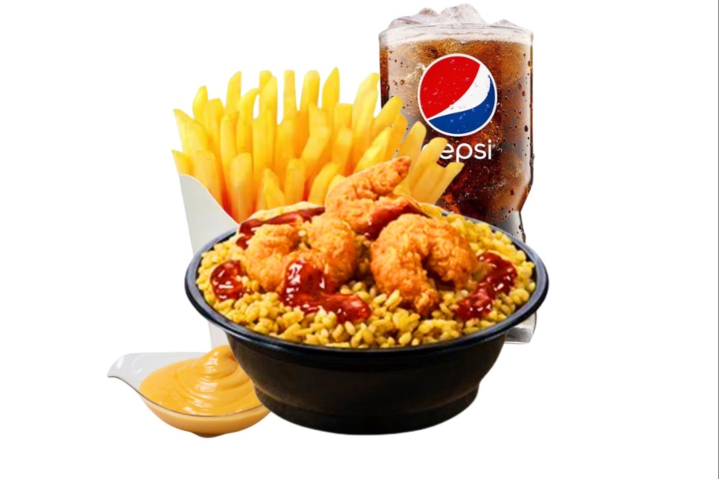 Crispy Shrimp Riso Meal