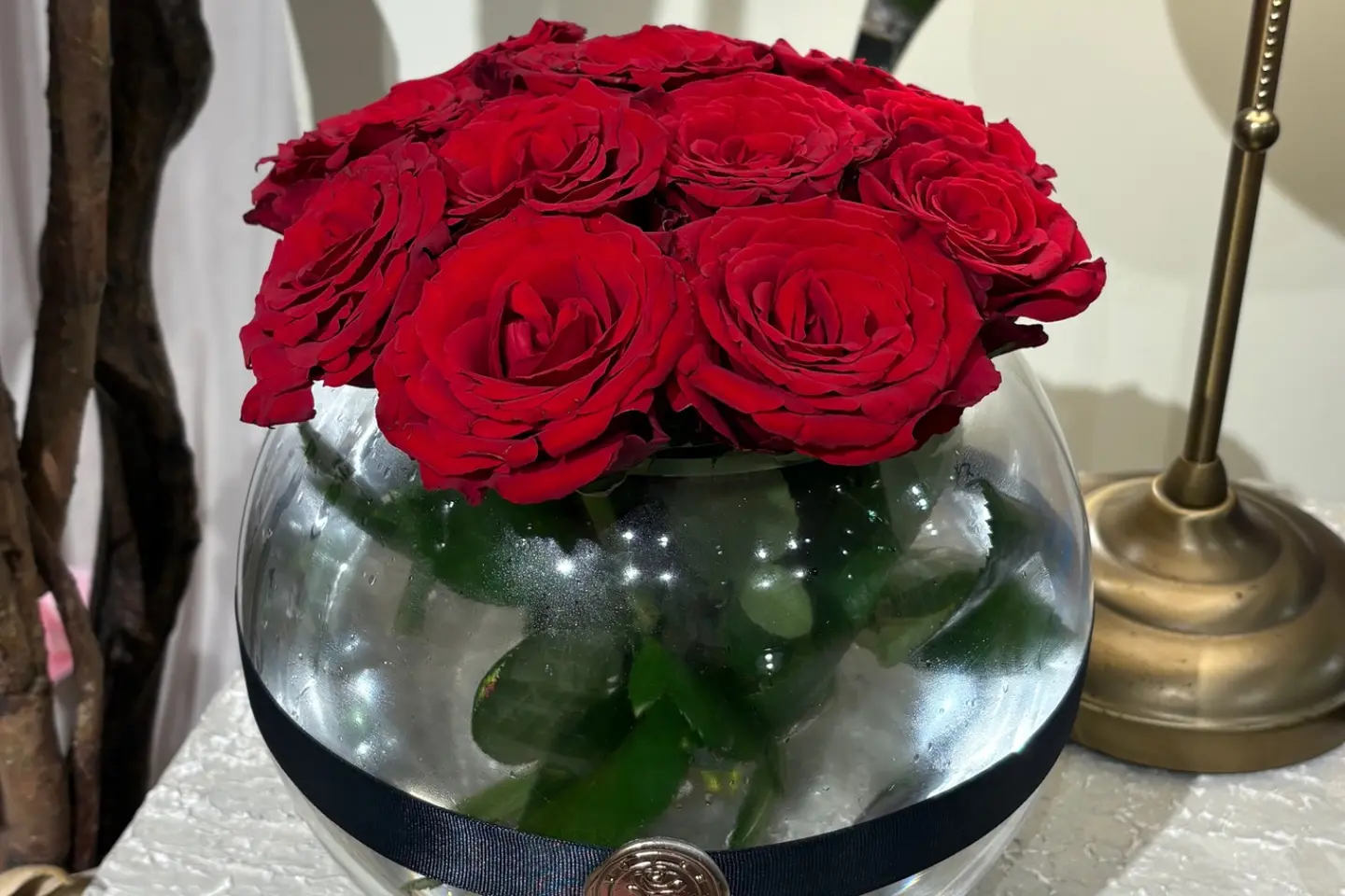 فازة شفافة