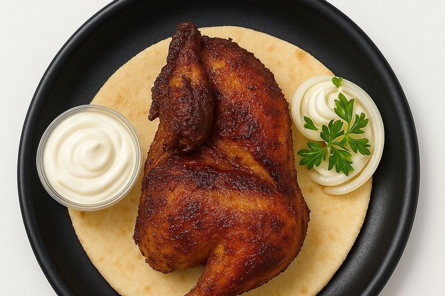 Half Grilled Chicken Without Rice