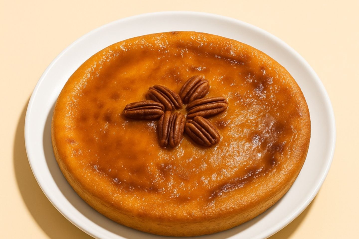 بسبوسة بالقشطة والبيكان