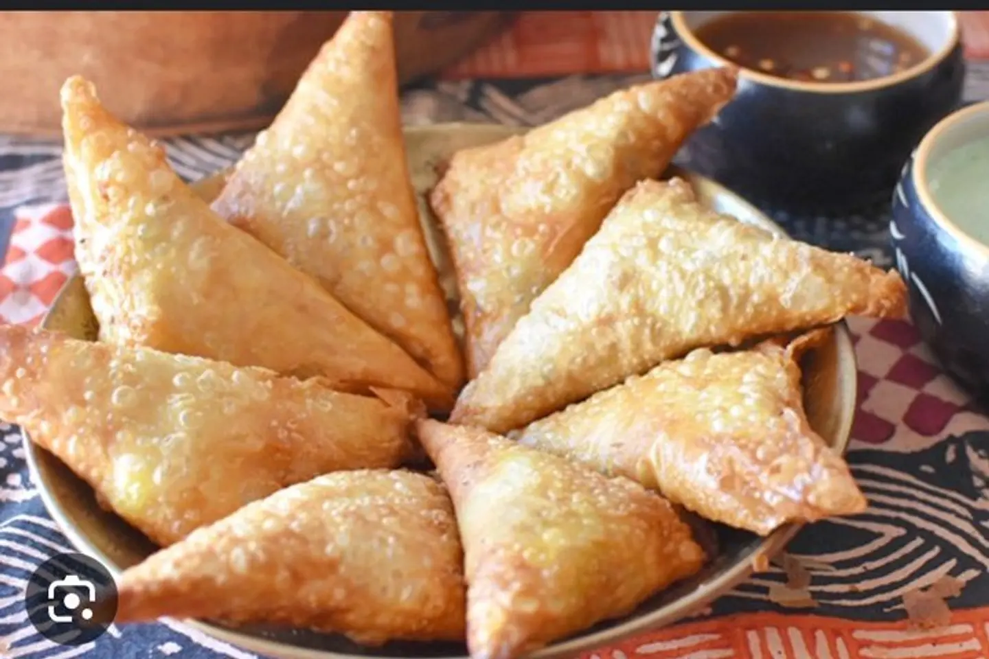 سمبوسة خضار ۳ قطع