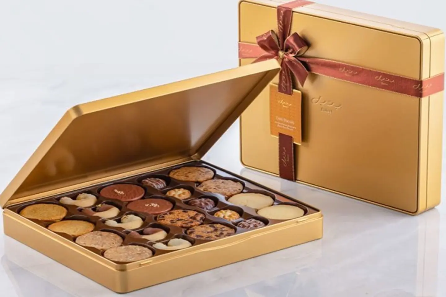 Assorted Tin Can Date Biscuit