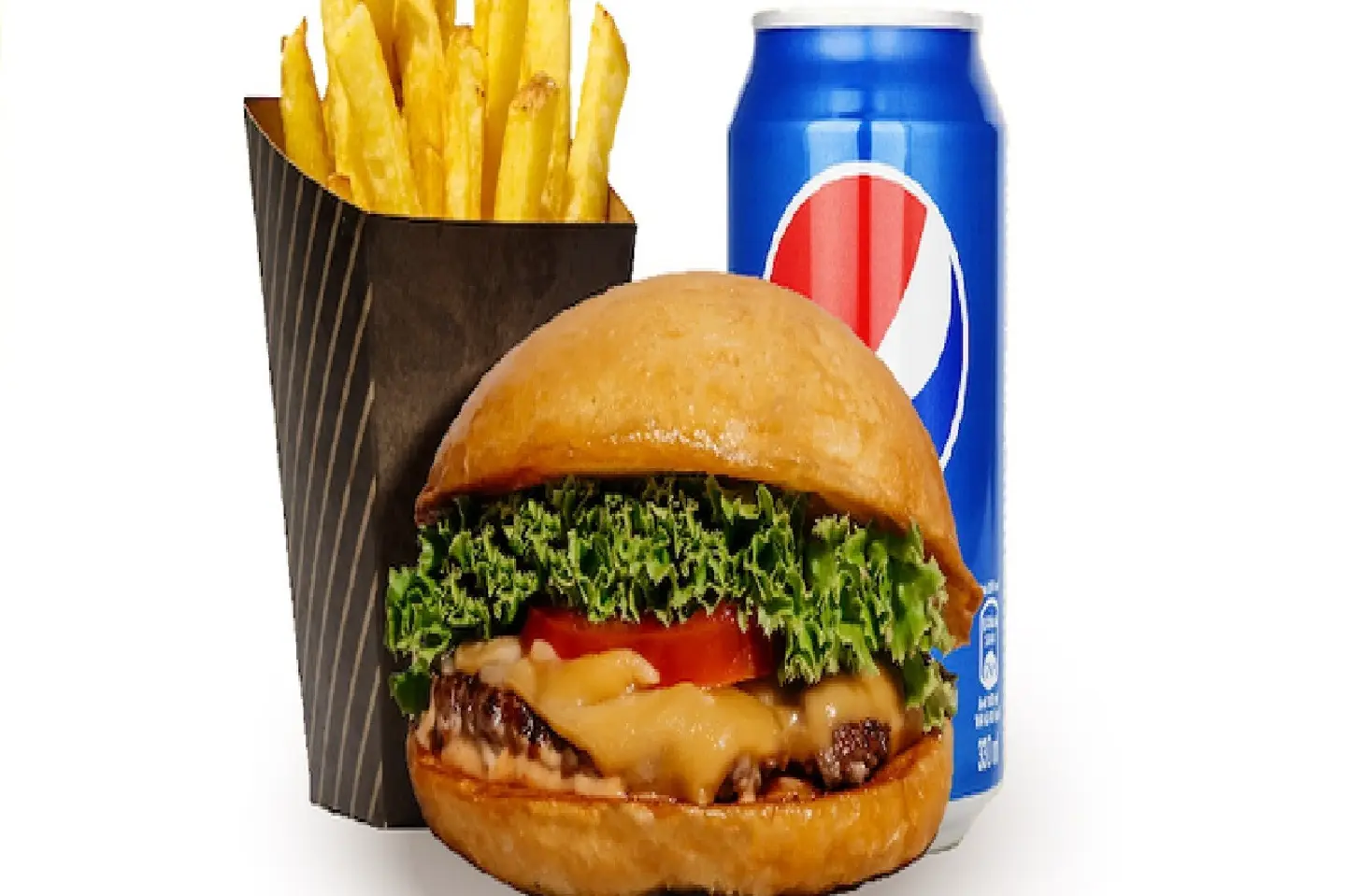 وجبة برجر لحم