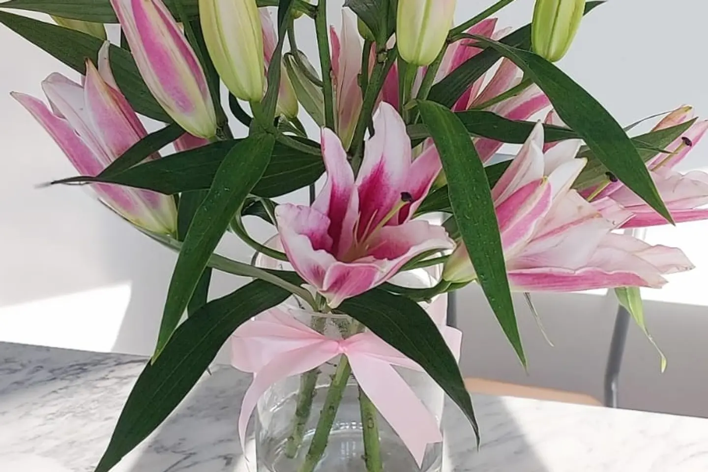 Lilies In A Vase