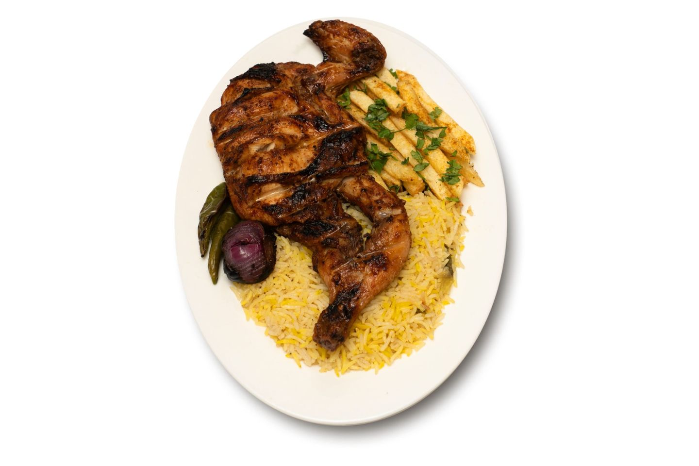 نص حبة على الفحم