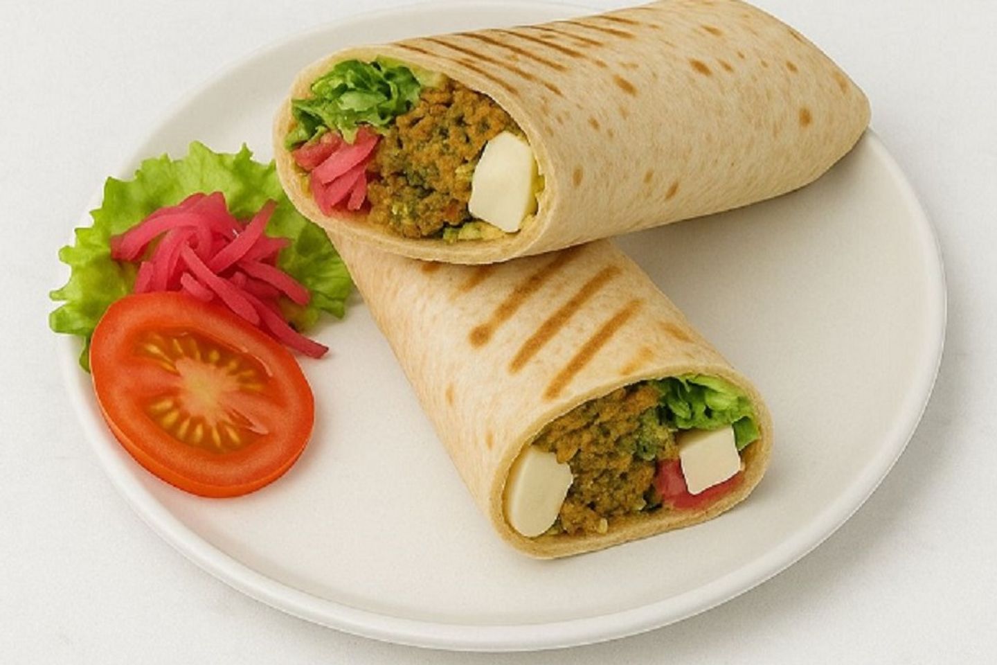 Special Falafel With Hummus And Cheese
