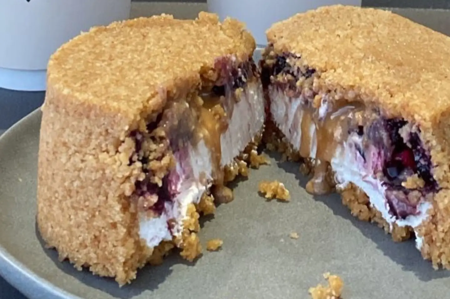 Raspberry Cheesecake Maqlob