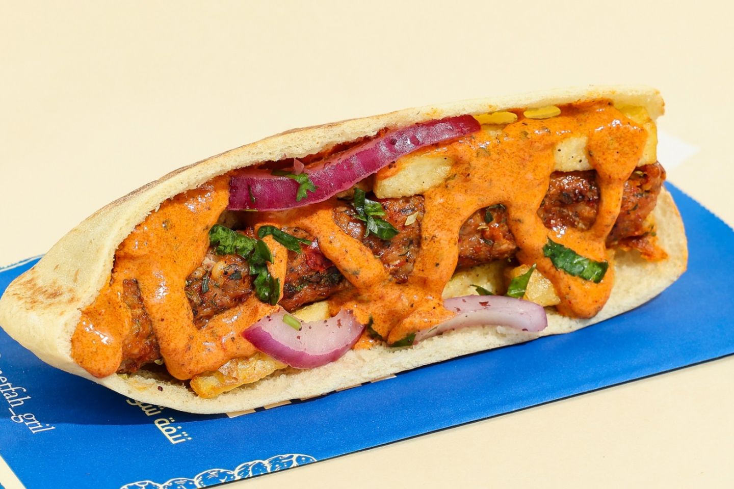 Chicken Kabbab Sandwish