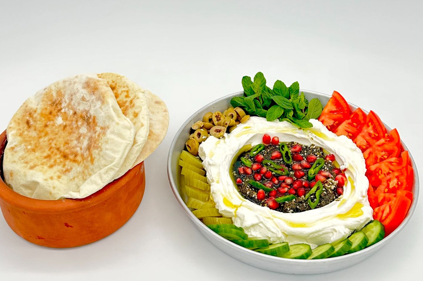 Labneh Zaatar Tray