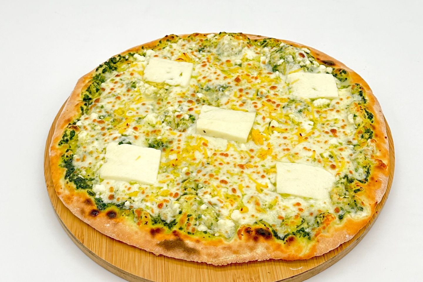 Halloumi Pesto Manqusha