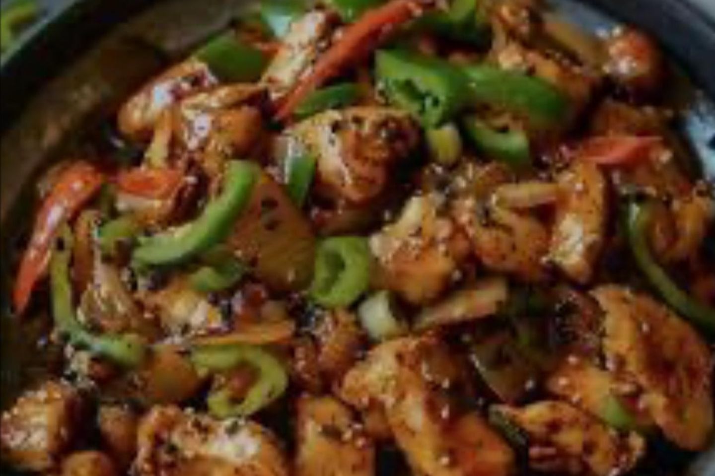 Chicken With Black Pepper Sauce