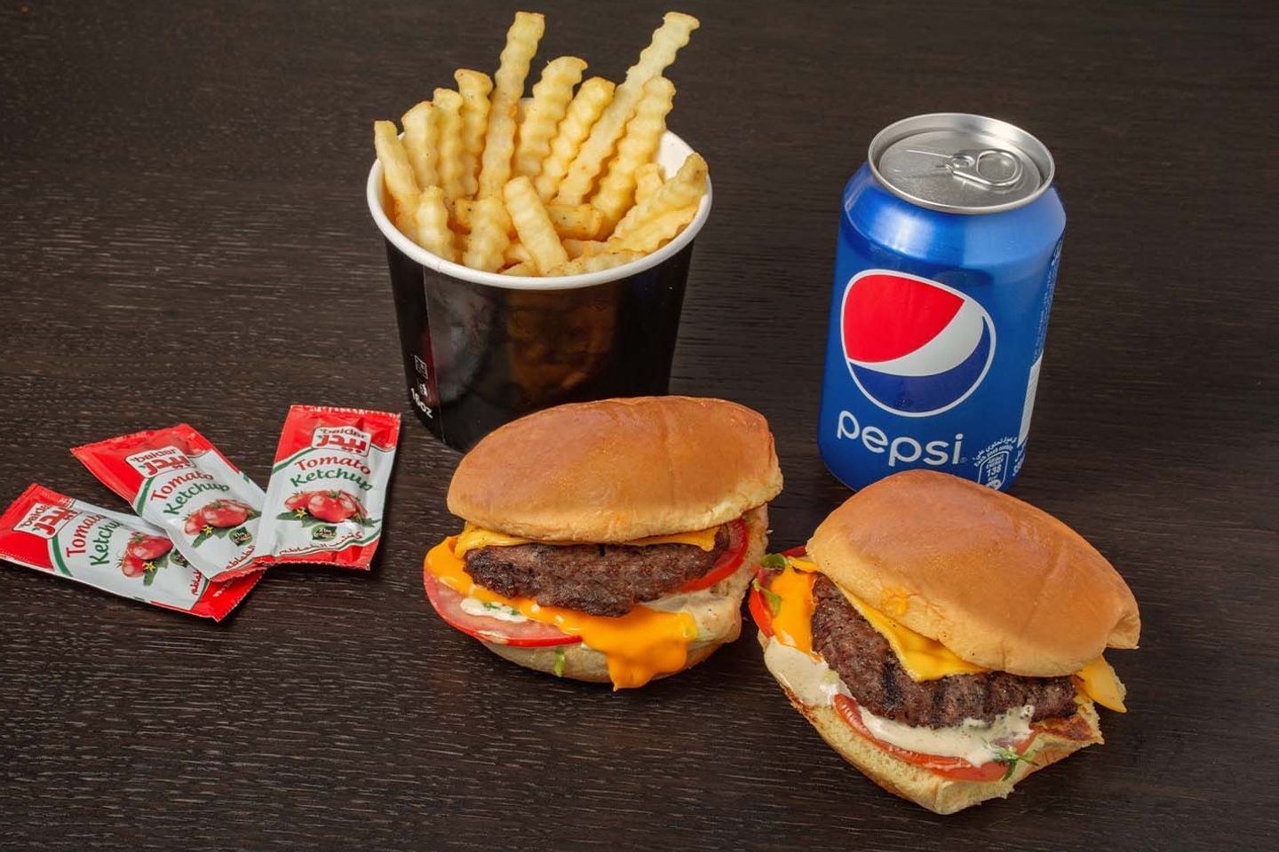 Double Beef Burger Meal