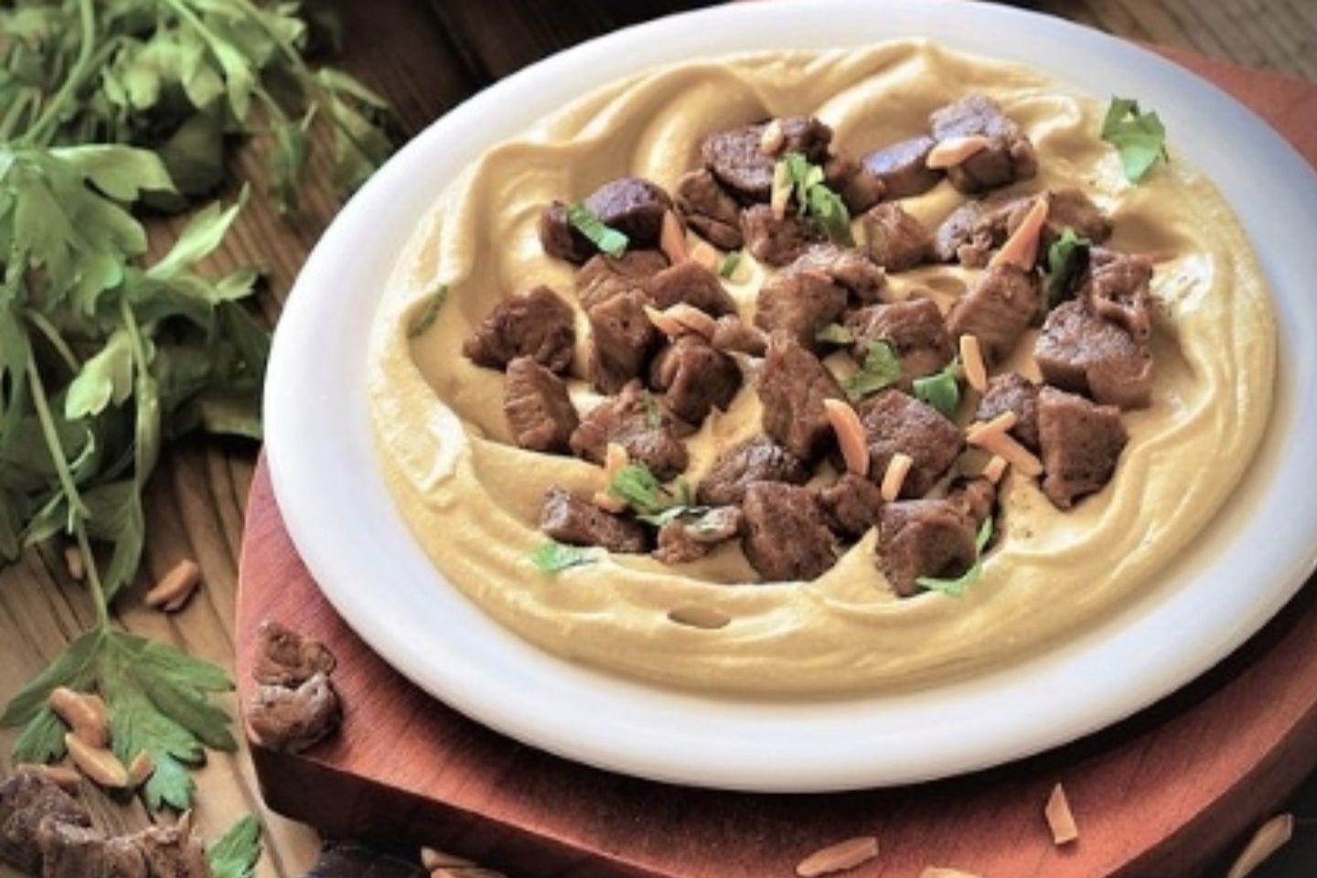 كبدة بالحمص