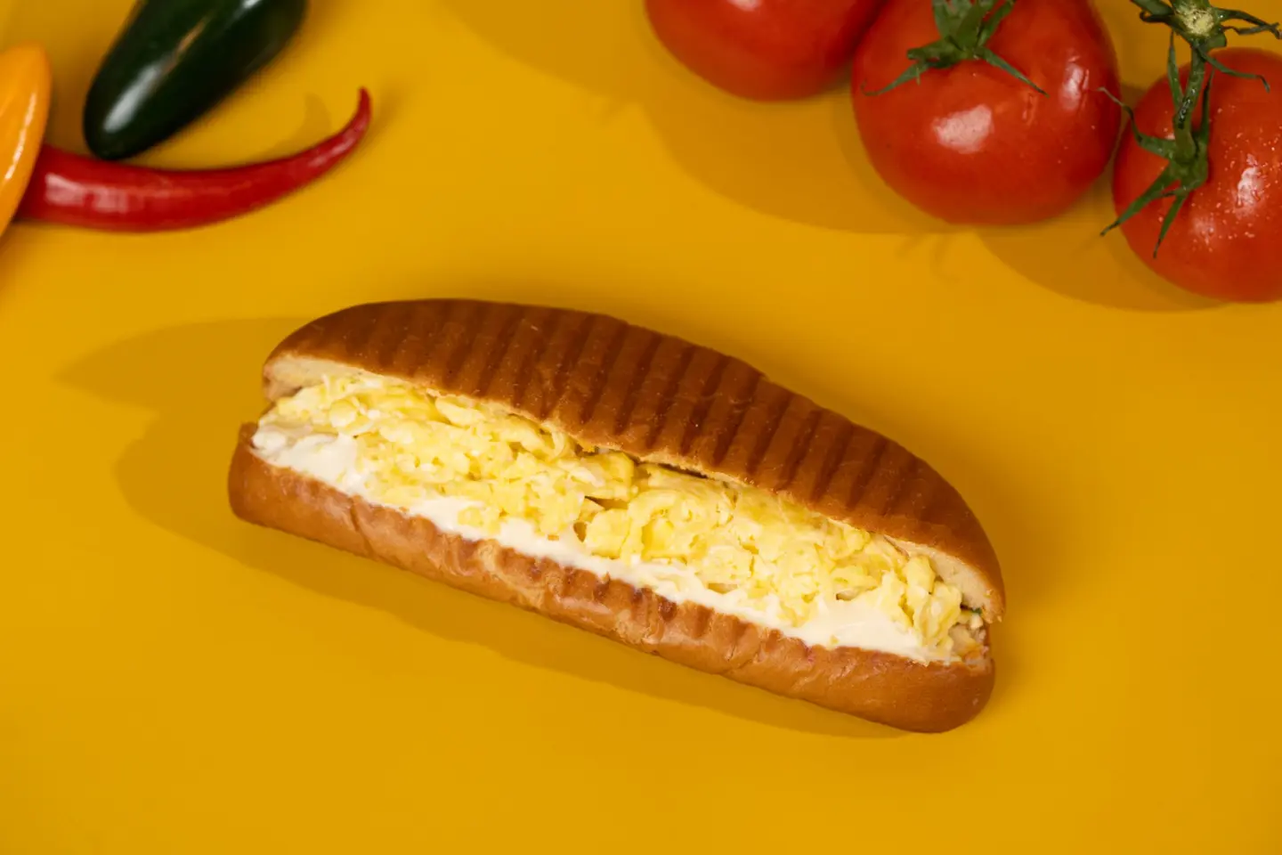 سندويش بيض مقلي